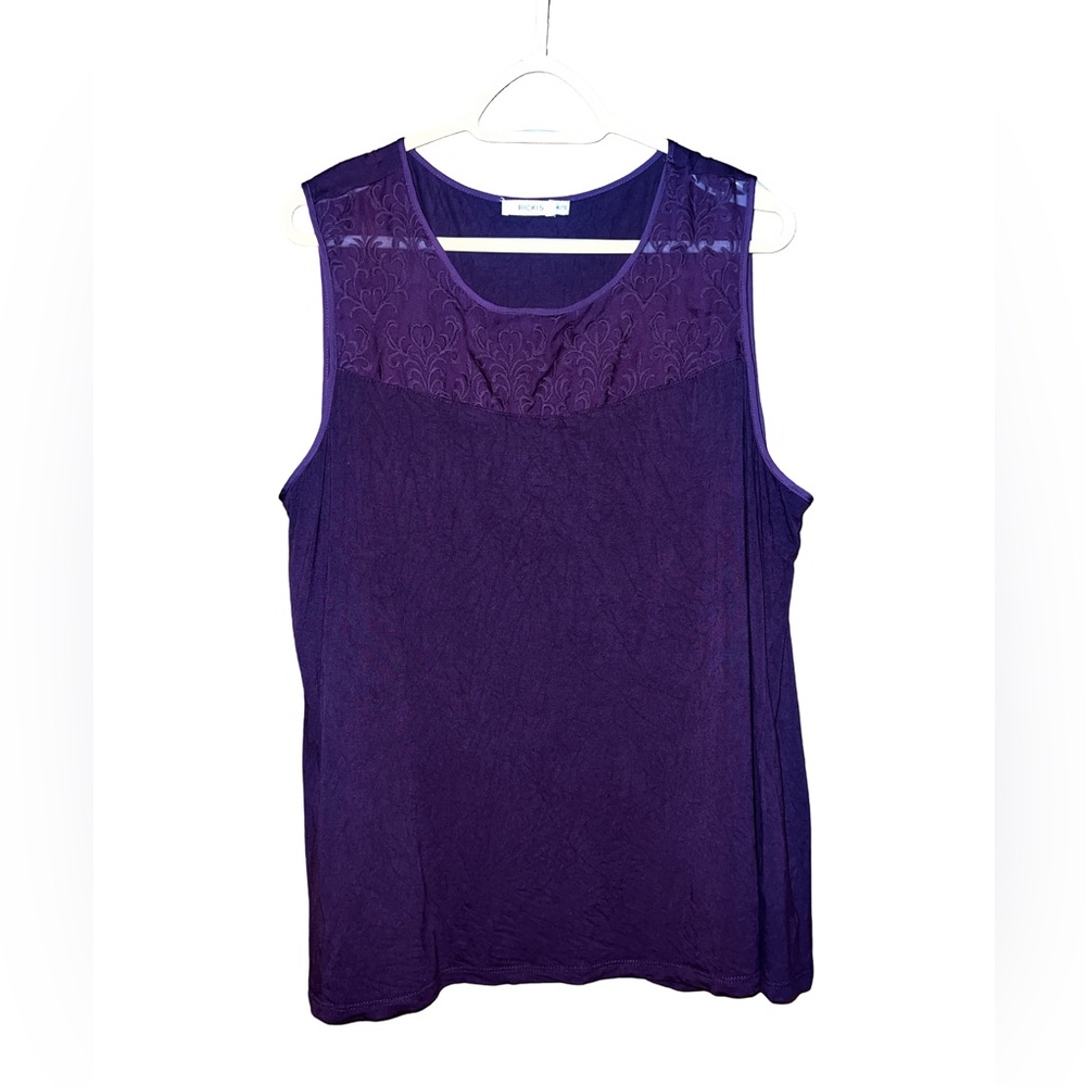 Ricki’s Plum Sleeveless Top